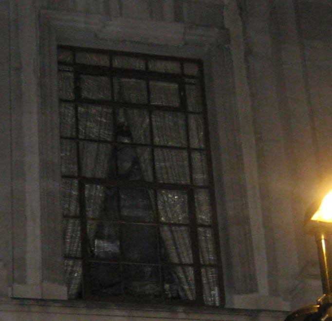 The haunted window.