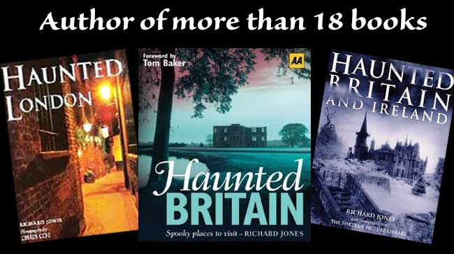 The covers of Richard's ghost story books.